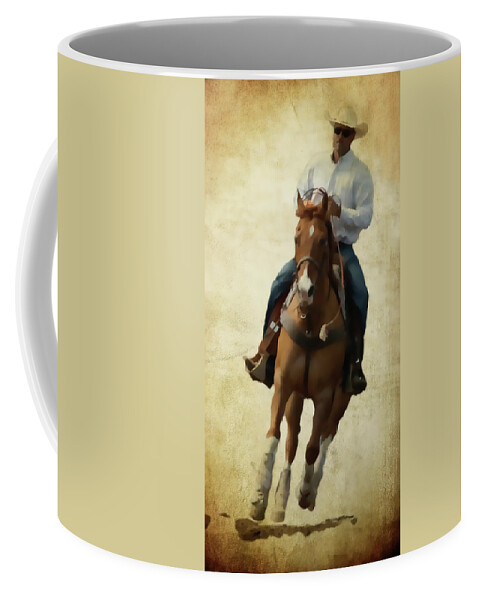 Cowboy Coffee Mug featuring the photograph Cowboy Wrangler by Athena Mckinzie