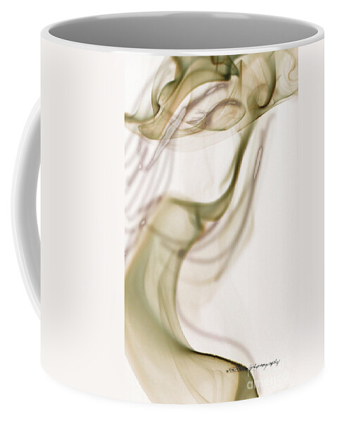 Vicki Ferrari Photography Coffee Mug featuring the photograph Coy Lady In Hat Swirls by Vicki Ferrari