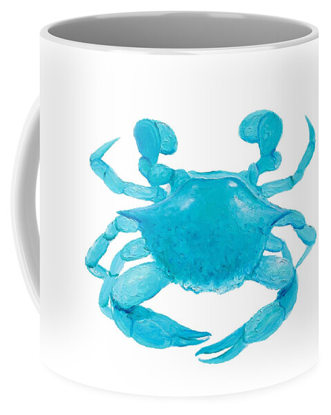 Crab Coffee Mug featuring the painting Crab Painting by Jan Matson