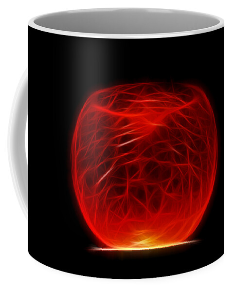 Cracked Glass Coffee Mug featuring the photograph Cracked Glass 2 by Shane Bechler