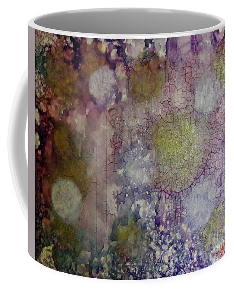 Alcohol Coffee Mug featuring the painting Cracked Lights by Terri Mills