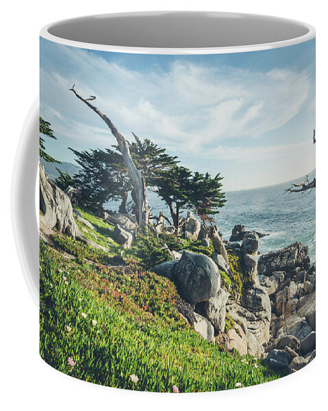 Landscape Coffee Mug featuring the photograph Craggy Coast by Margaret Pitcher