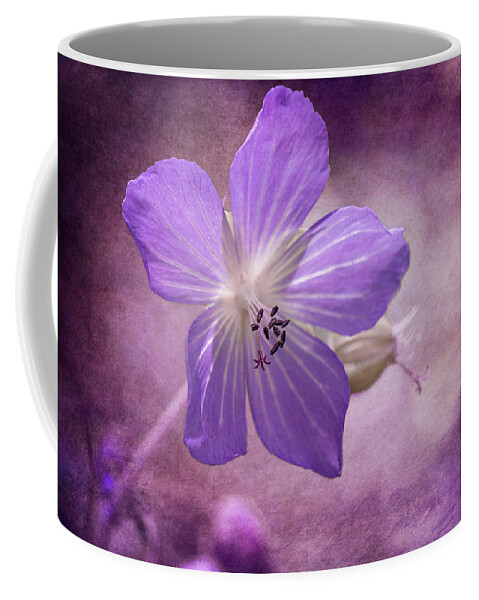 Clare Bambers Coffee Mug featuring the photograph Cranesbill by Clare Bambers
