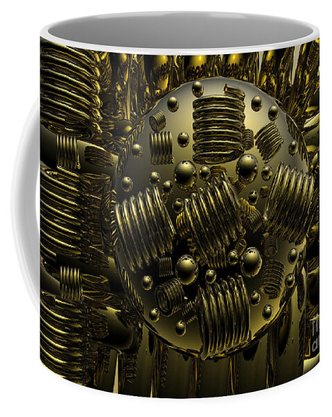 Spring Coffee Mug featuring the digital art Crazy- by Robert Orinski