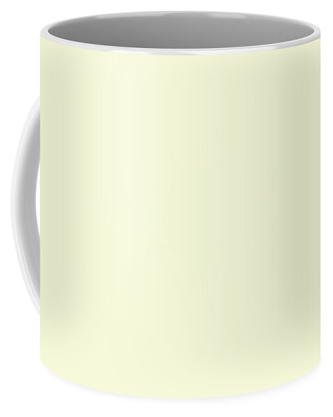 Solid Colors Coffee Mug featuring the digital art Cream Solid Color by Garaga Designs