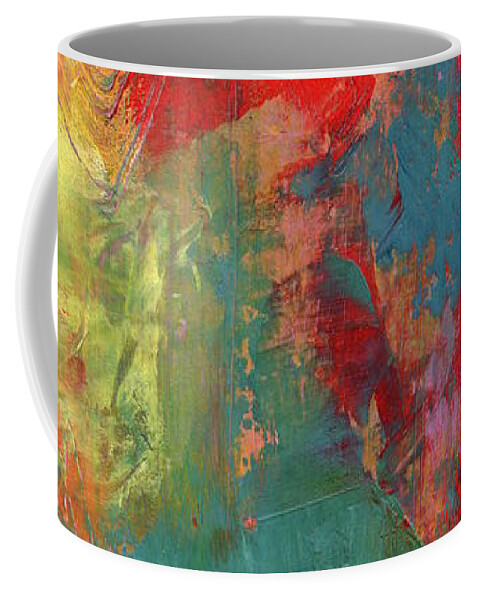 Oil Coffee Mug featuring the painting Creating by Marcy Brennan