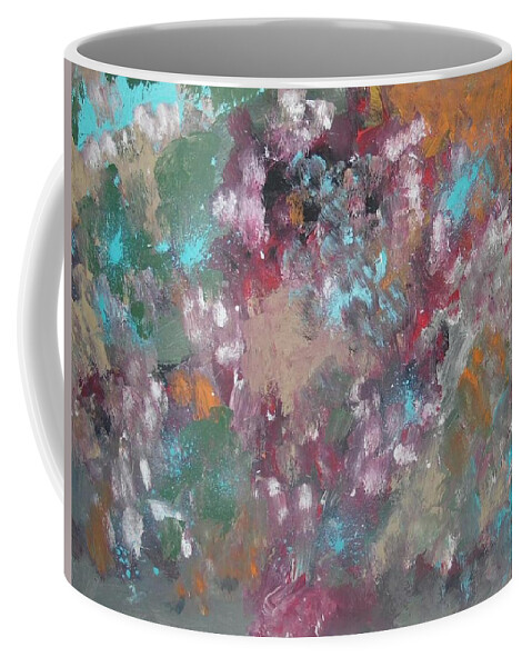 Galaxy Coffee Mug featuring the painting Creative Universe by Antonio Moore
