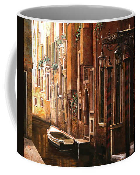 Venice Coffee Mug featuring the painting Crema Veneziana by Guido Borelli
