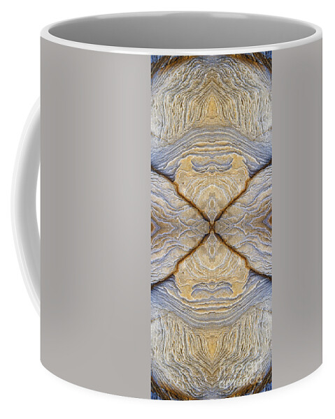 Sandstone Coffee Mug featuring the photograph Cross of Change by Tim Gainey
