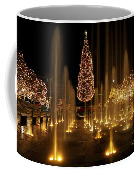 Christmas Coffee Mug featuring the photograph Crown Center Christmas 2 by Dennis Hedberg