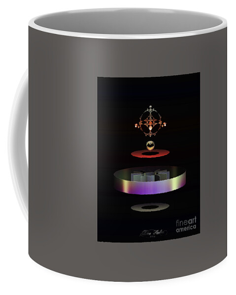 Fractal Coffee Mug featuring the digital art Crowned Jewels by Melissa Messick