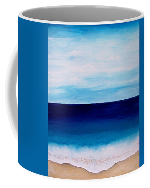 Tranquility Coffee Mug featuring the painting Tranquility by J Richey