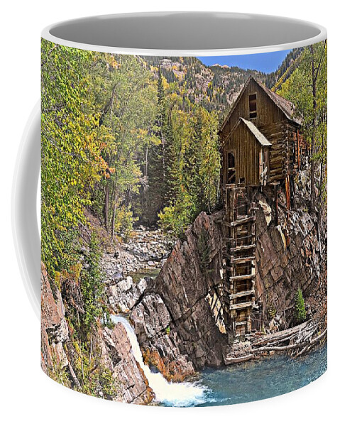 Mill Coffee Mug featuring the photograph Crystal Mill 5 by Marty Koch