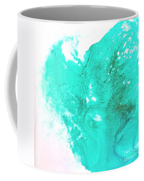 Wave Coffee Mug featuring the painting Crystal wave9 by Kumiko Mayer