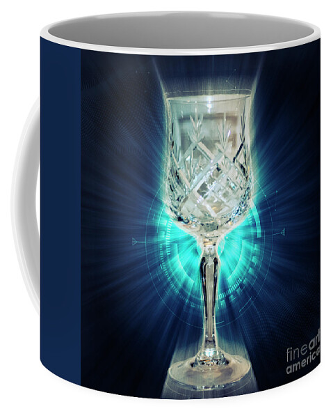 Crystal wine goblet 7 Coffee Mug by Humorous Quotes - Fine Art America