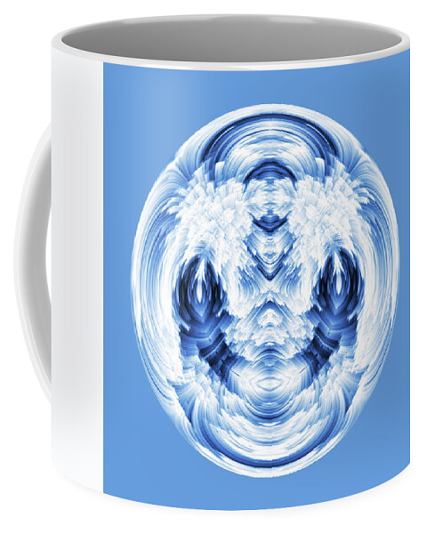 K. Bradley Washburn Coffee Mug featuring the digital art Crystals Ball by K Bradley Washburn