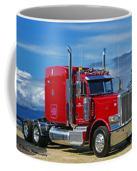 Trucks Coffee Mug featuring the photograph CTL Peterbilt by Randy Harris