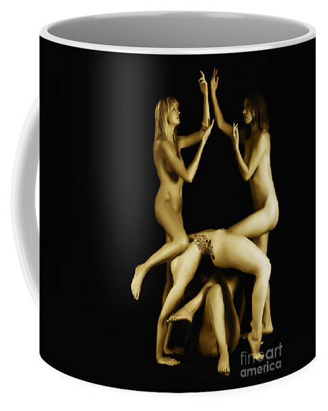 Artistic Coffee Mug featuring the photograph Cuatro Chica by Robert WK Clark