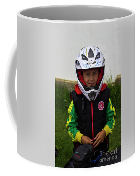 Expression Coffee Mug featuring the photograph Cuenca Kids 874 by Al Bourassa