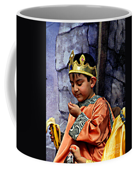Boy Coffee Mug featuring the photograph Cuenca Kids 903 by Al Bourassa