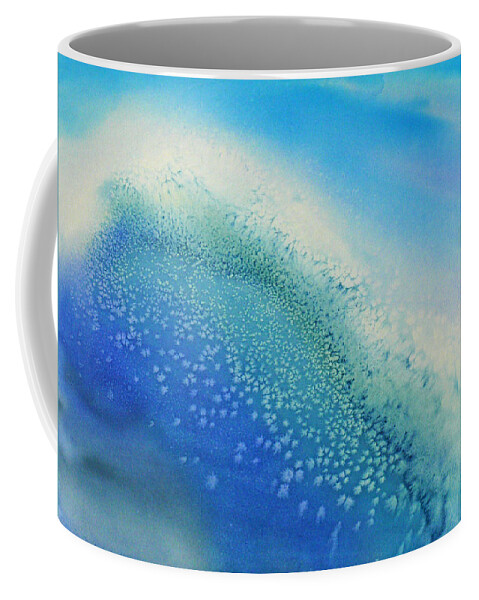 Curl Coffee Mug featuring the painting Curl by Susan Duda