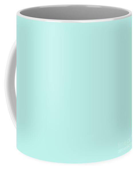 Colour Blocks Coffee Mug featuring the photograph Cyan Ultra Soft Pastels Colour Palette by Sharon Mau