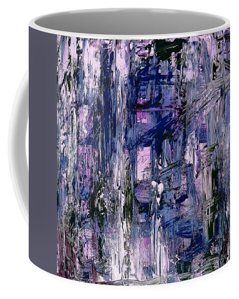  Coffee Mug featuring the painting D14 - missu II by KUNST MIT HERZ Art with heart
