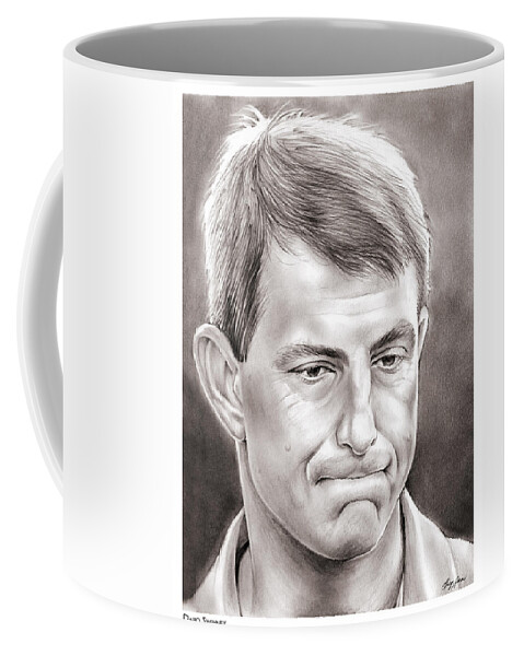 Dabo Swinney Coffee Mug featuring the drawing Dabo Swinney by Greg Joens