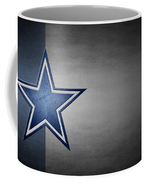 Dallas Cowboys Coffee Mug featuring the digital art Dallas Cowboys by Super Lovely