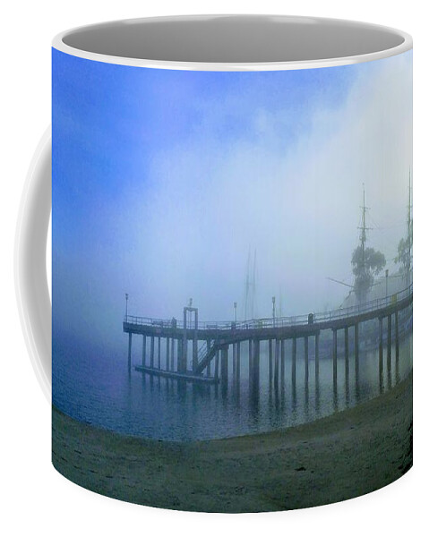 Dana Point Coffee Mug featuring the photograph Dana Point Harbor When The Fog Rolls In by J R Yates