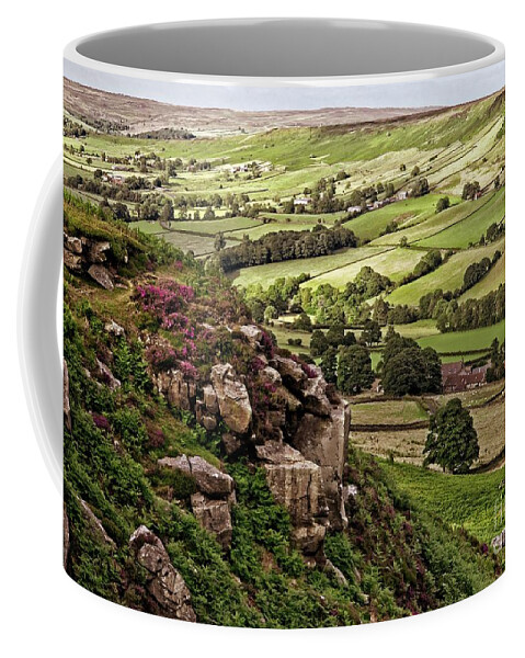Yorkshire Moors Landscape Coffee Mug featuring the photograph Danby Dale Yorkshire Landscape by Martyn Arnold