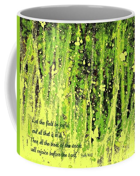 Tall Grasses Coffee Mug featuring the painting Dance of Joy by Hazel Holland