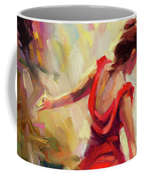 Dancer Coffee Mug featuring the painting Dancer by Steve Henderson