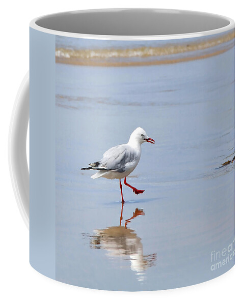 Photography Coffee Mug featuring the photograph Dancing in time with my Reflection by Kaye Menner