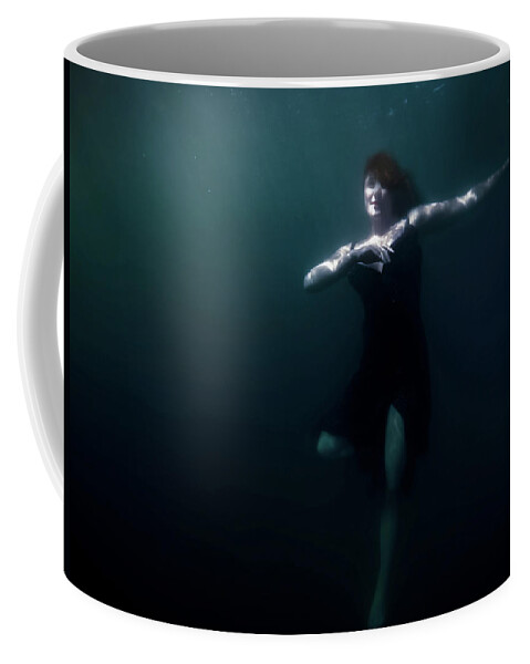 Underwater Coffee Mug featuring the photograph Dancing Under The Water by Nicklas Gustafsson