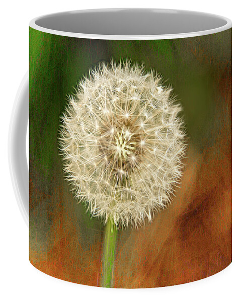 Dandelion Coffee Mug featuring the photograph Dandy Glow by Patricia Montgomery