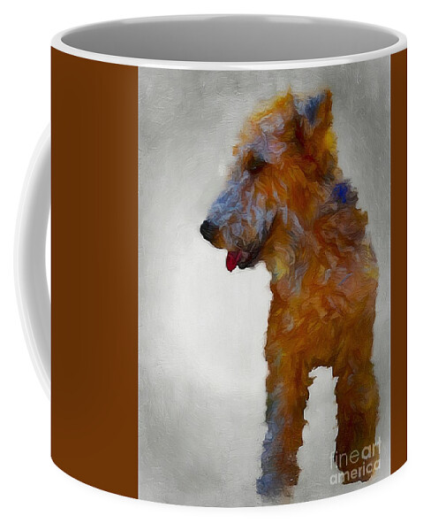 John+kolenberg Coffee Mug featuring the photograph Darby Dog by John Kolenberg