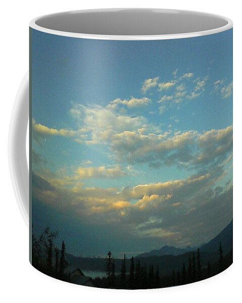 Prints Coffee Mug featuring the photograph Dark Skies Over Alaska 4 by Philip Vanderpool