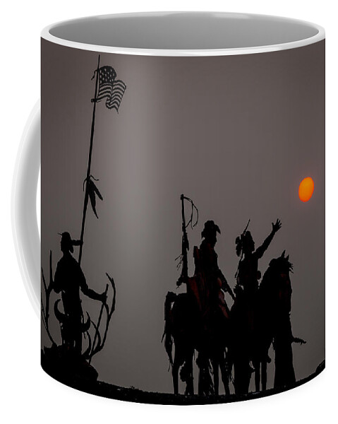 Lewiston Coffee Mug featuring the photograph Dark Sunrise by Brad Stinson