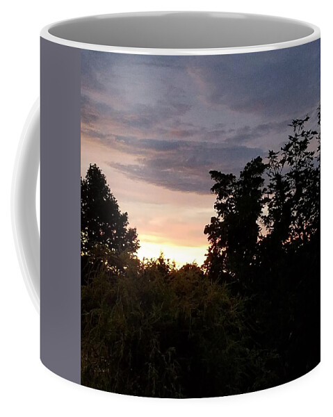 Sunset Coffee Mug featuring the photograph Dark Sunset by Vic Ritchey