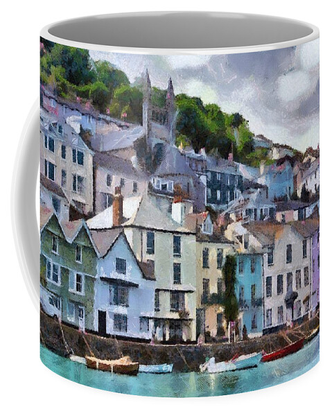 Digital Coffee Mug featuring the digital art Dartmouth Devon by Charmaine Zoe