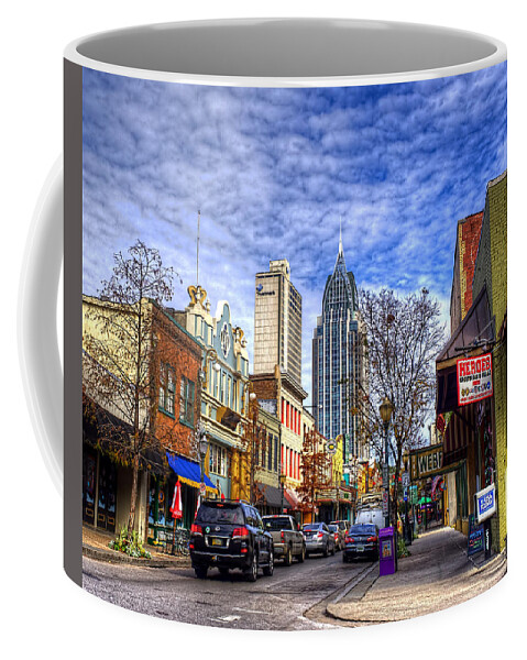 Downtown Coffee Mug featuring the photograph Dauphin Street by Brad Boland
