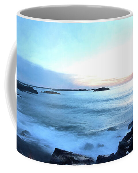 #jefffolger Coffee Mug featuring the photograph Dawn arrives at Castle Rock by Jeff Folger