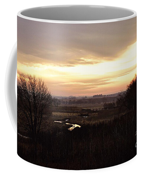 Photography Coffee Mug featuring the photograph Dawn in the Valley by Larry Ricker