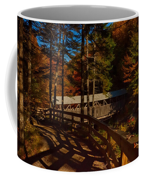 #jefffolger Coffee Mug featuring the photograph Dawn light on Pine Sentinel bridge by Jeff Folger
