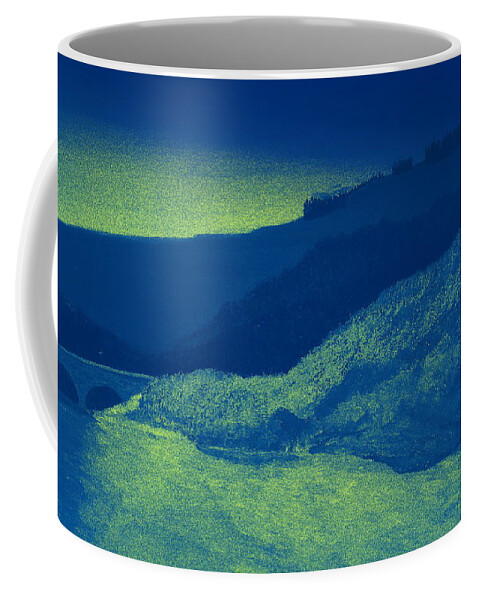 France Coffee Mug featuring the painting Dawn on the Seine by Bill OConnor
