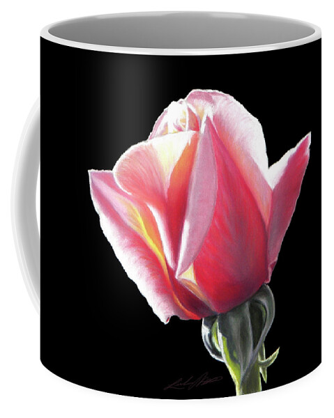Pastel Coffee Mug featuring the painting Dawn's Early Light - Pastel by Linda Merchant