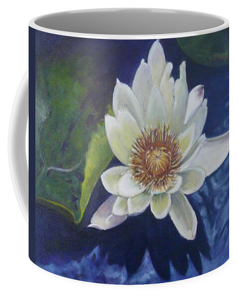 Day Lily Coffee Mug featuring the painting Day Lily by Gloria Smith