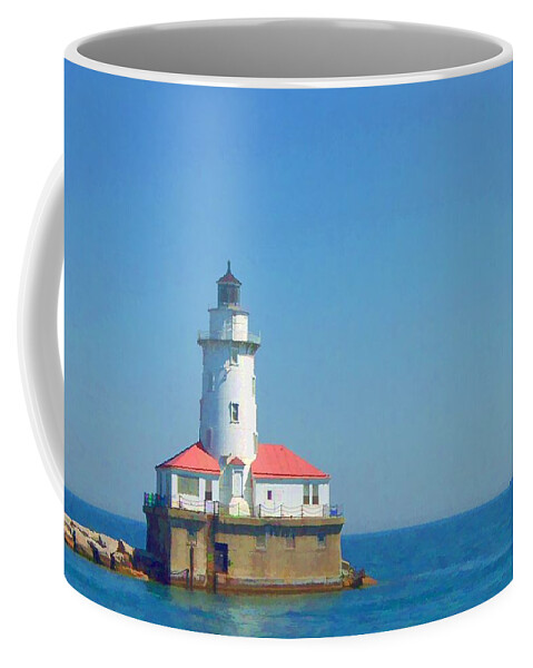 Lake Coffee Mug featuring the photograph Day on the Lake by Lyle Hatch