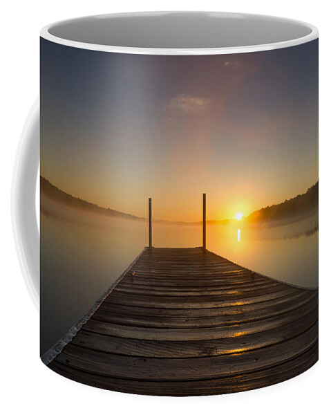 Sunrise Coffee Mug featuring the photograph Daybreak by Penny Meyers